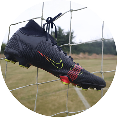 Football-boot-on-goalpost